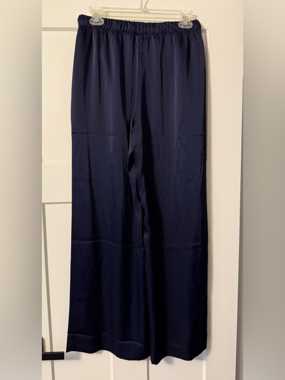 Aritzia Navy Wide-Leg Drawstring Trousers - Picture 5 of 6